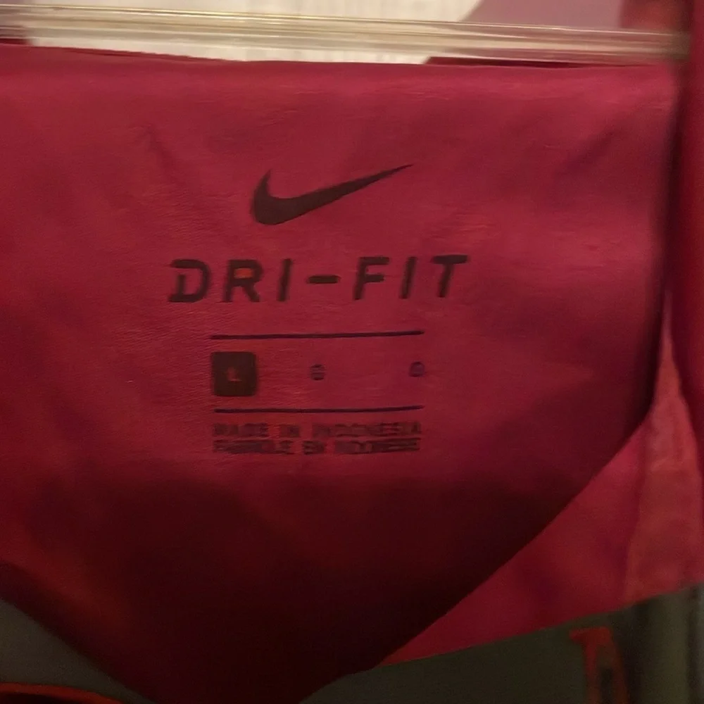 Nike Maroon Polo Shirt with Logo